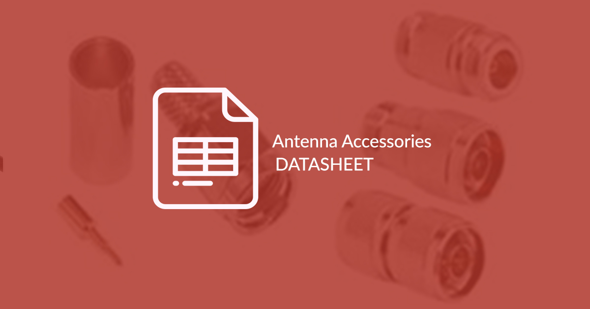 Antenna Accessories – Backplate for SMSH Data Sheet