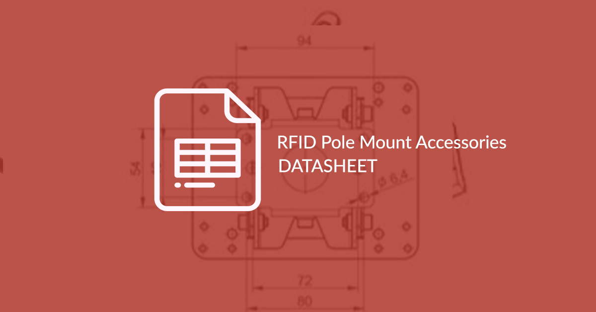 RFID Accessories Pole Mount Adapter Data Sheet