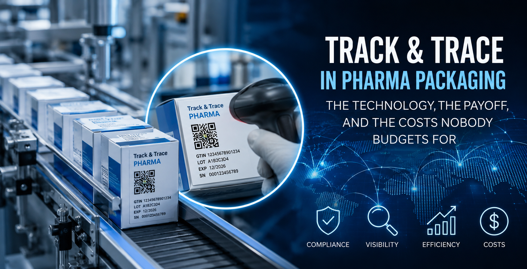 Track & Trace in Pharma Packaging: the Technology, the Payoff, and the Costs Nobody Budgets For